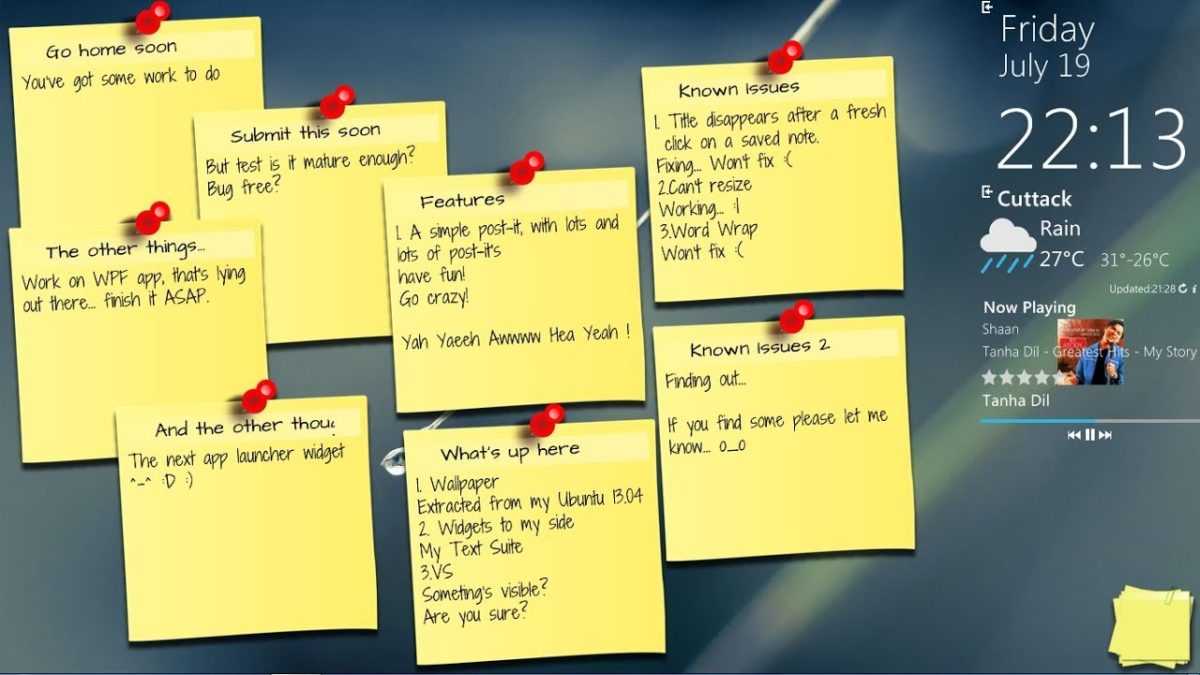 Sticky notes для windows 10 — заметки на рабочий стол