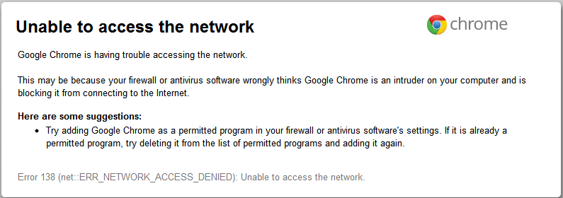 Solved! err_network_access_denied windows 10/11