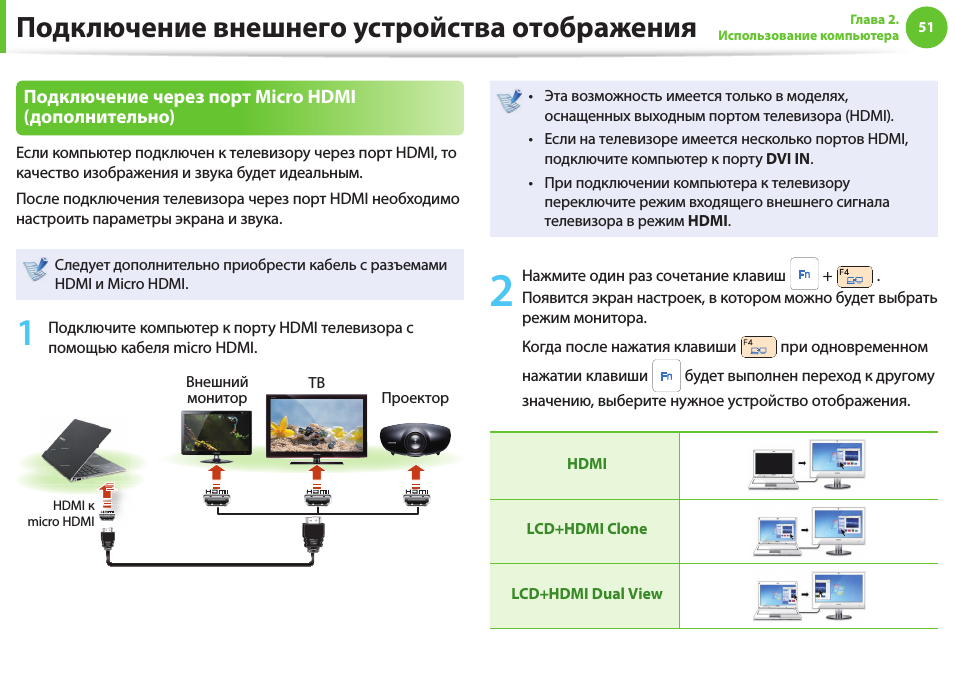 Как подключить телевизор к компьютеру через hdmi