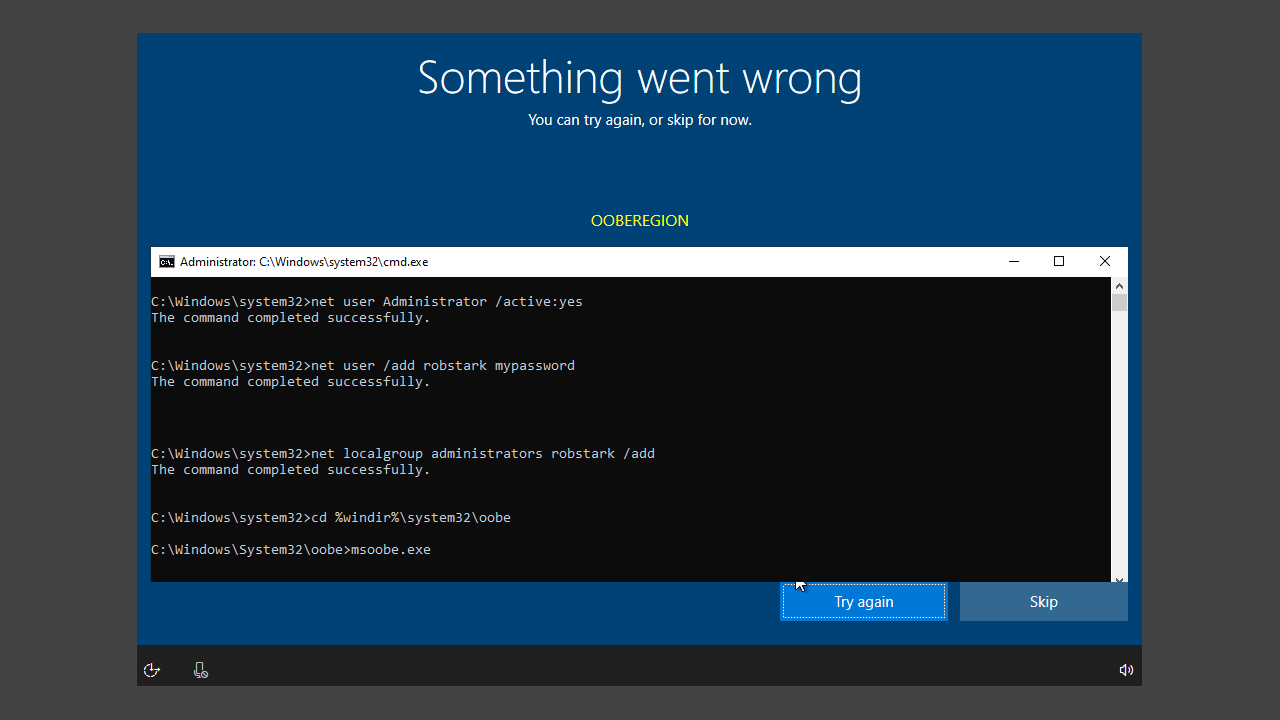 Как исправить ошибки oobelocal, oobekeyboard и ooberegion при установке windows