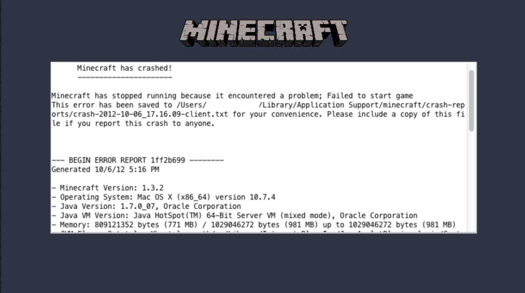 Ошибка The game crashed whilst initializing game приводит к крашу Maincraft Её можно устранить с помощью одного из 4 методов