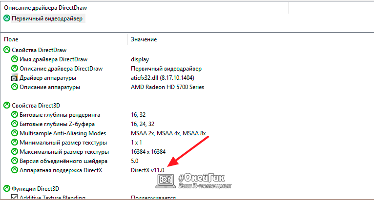 Directx: как проверить версию, какие есть способы узнать, что стоит на пк, а также какую лучше установить?