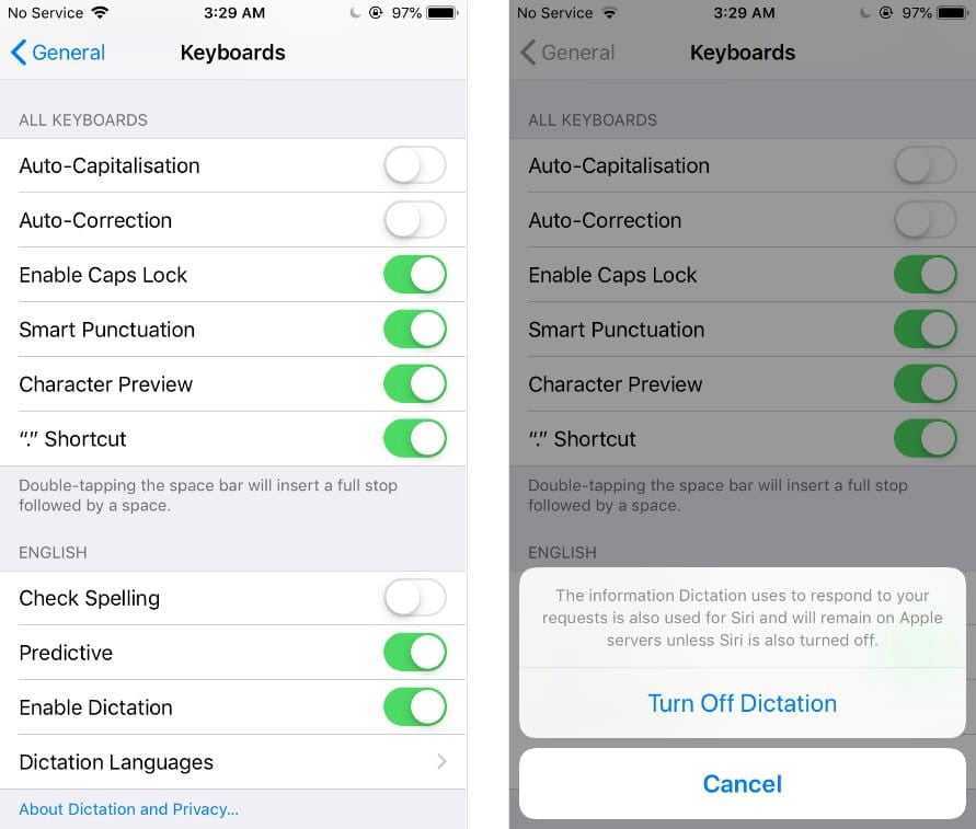 Как отключить siri на iphone и ipad