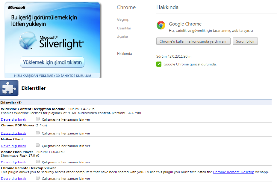 Что делать, если Microsoft Silverlight не работает в Google Chrome и как включить этот плагин для просмотра содержимого сайтов