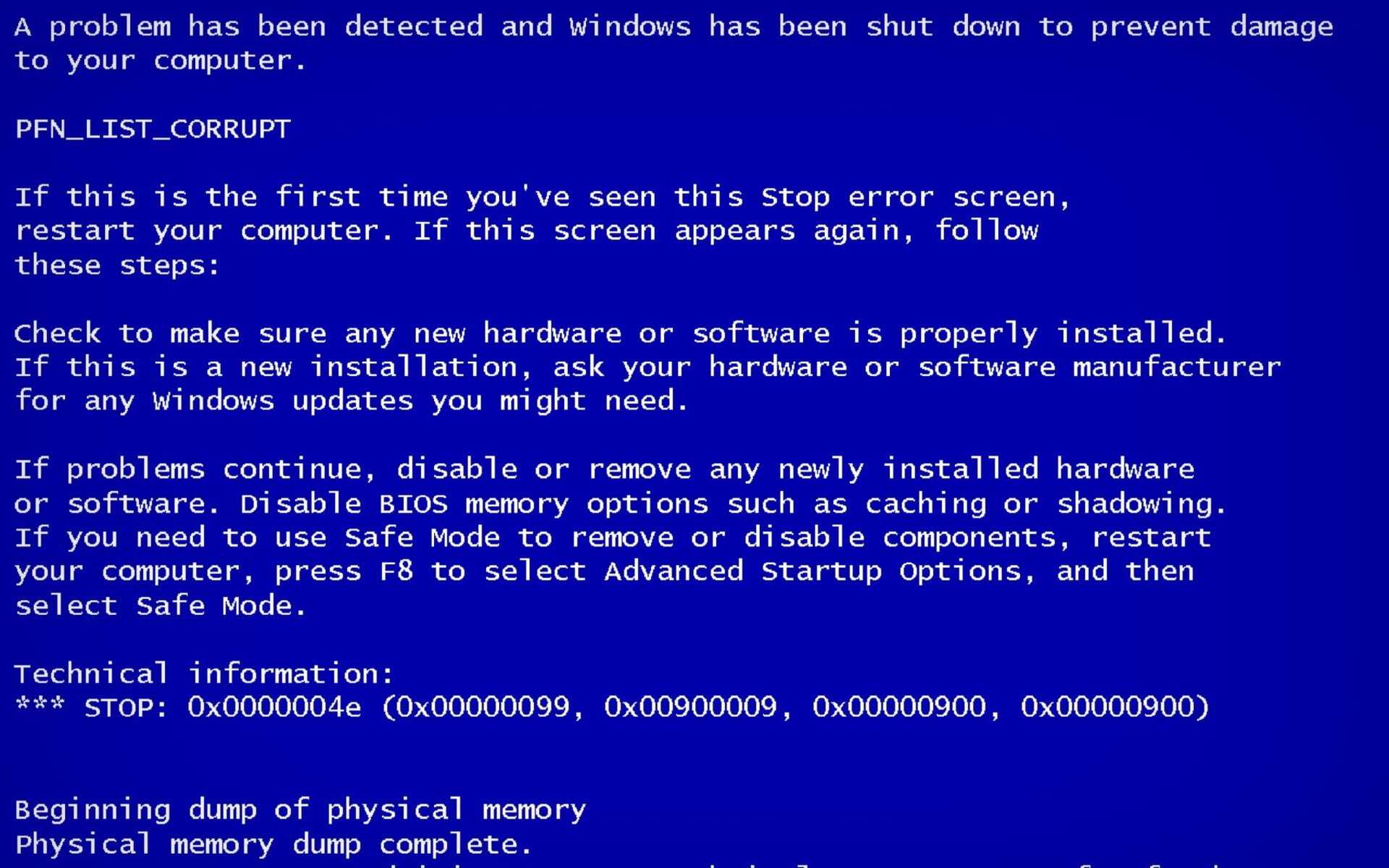 Синий экран смерти nvlddmkm.sys в windows 10