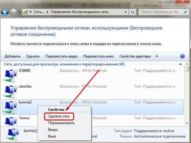 Как на macbook забыть wifi сеть