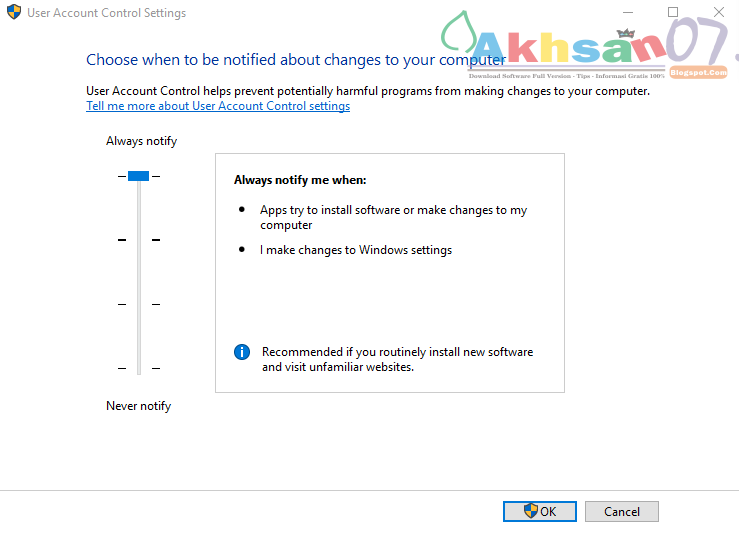 Как отключить или изменить контроль учетных записей в windows 10