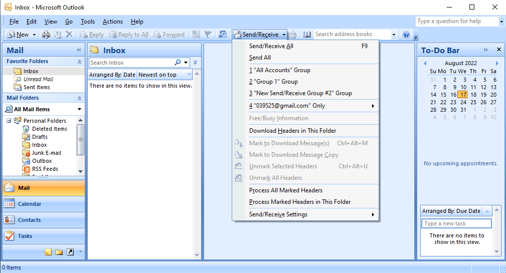 Outlook не получает электронную почту, пока не перезапущен - 3 ответа