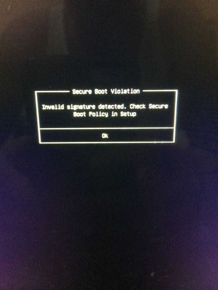 How to fix invalid signature detected?