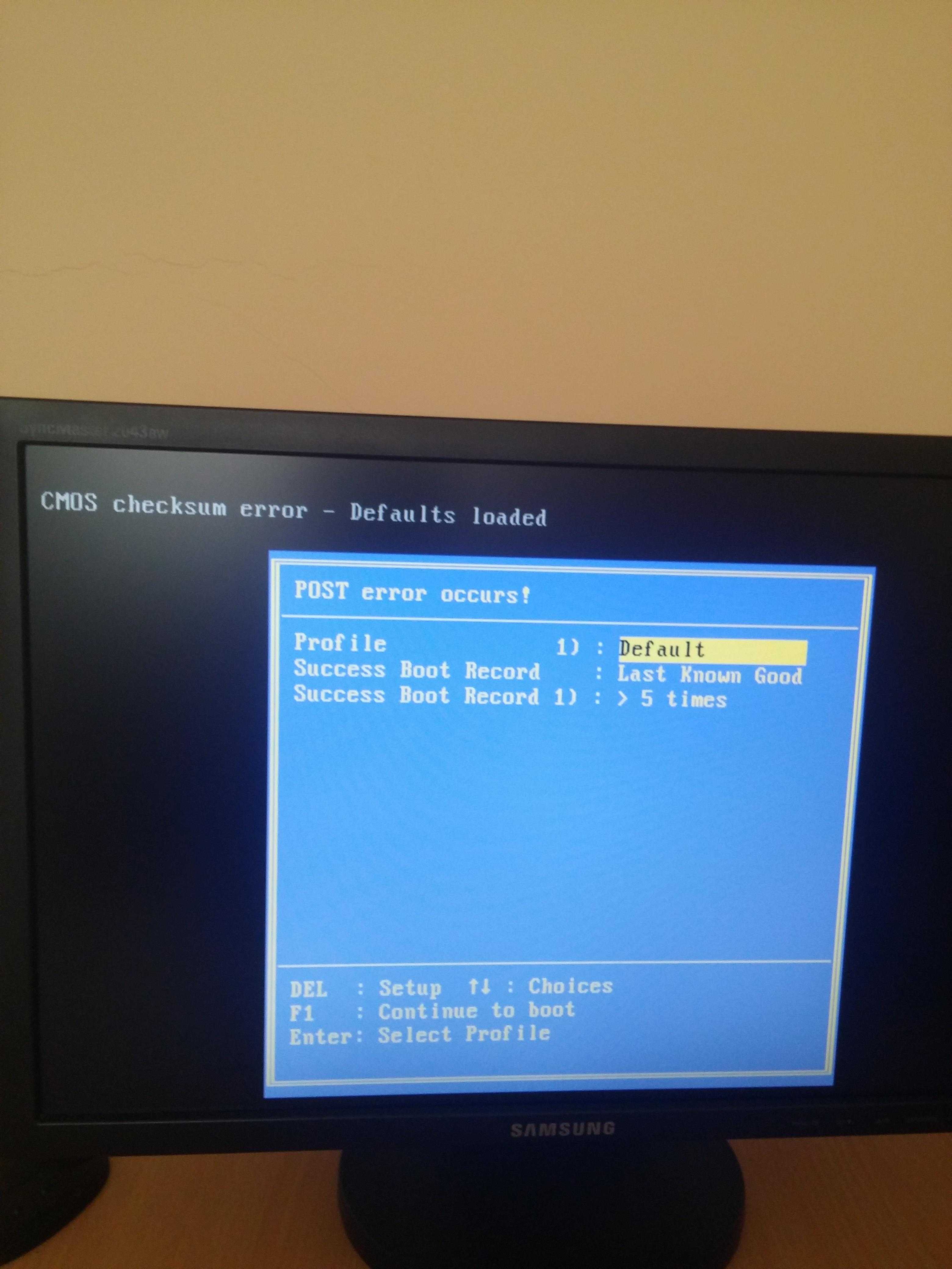 Cmos checksum bad что это значит - computermaker.info