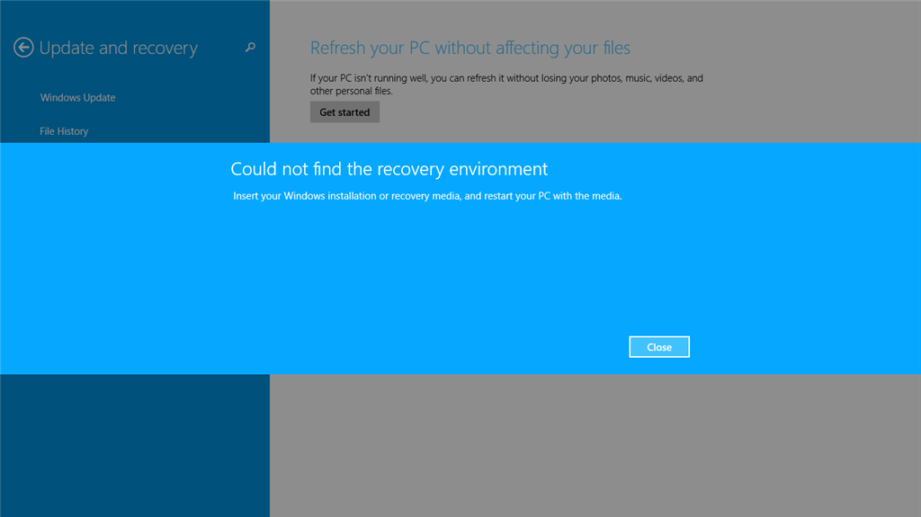Ошибка при восстановлении системы windows: как исправить?