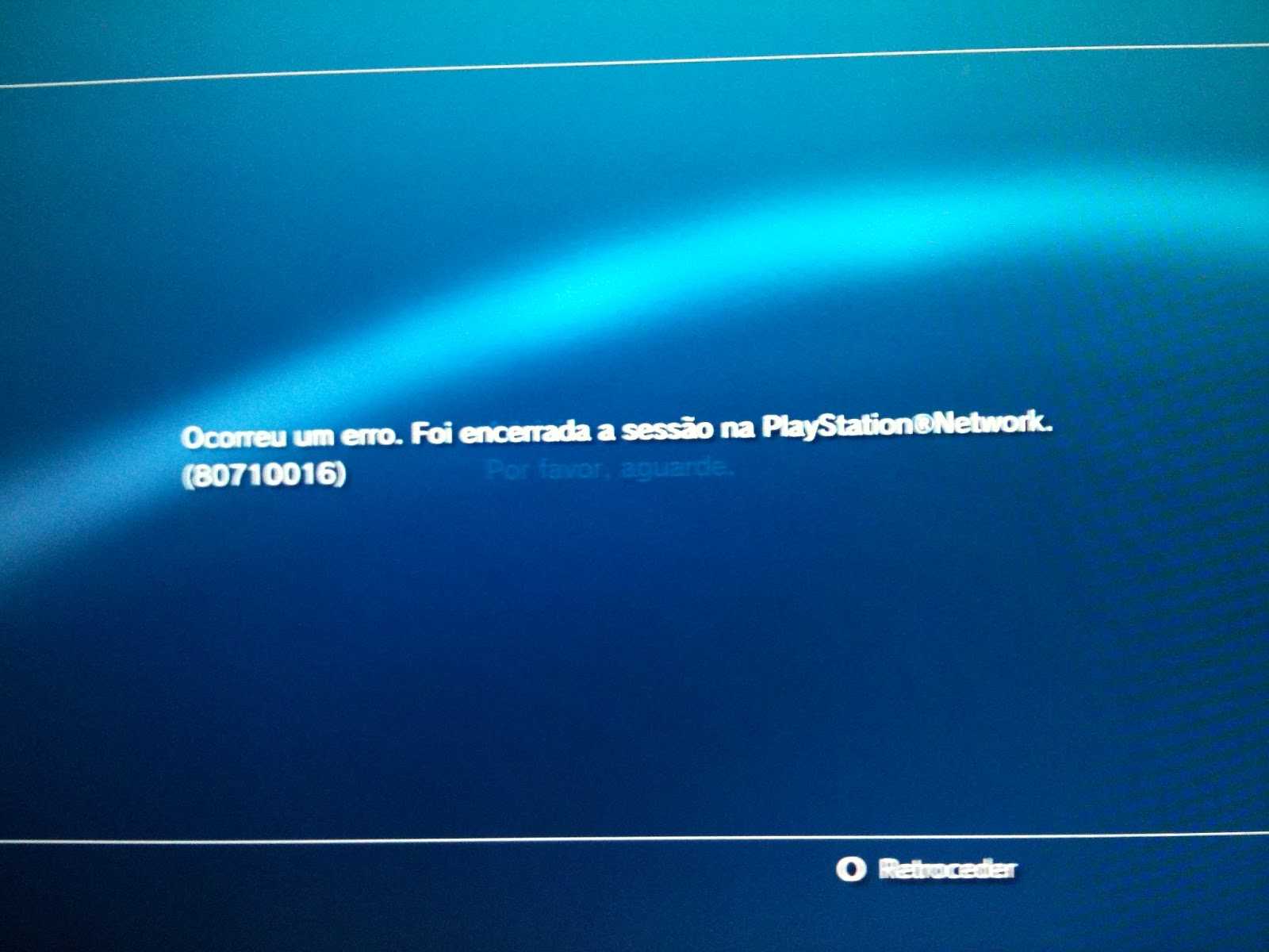 80710016 ошибка ps3 как решить