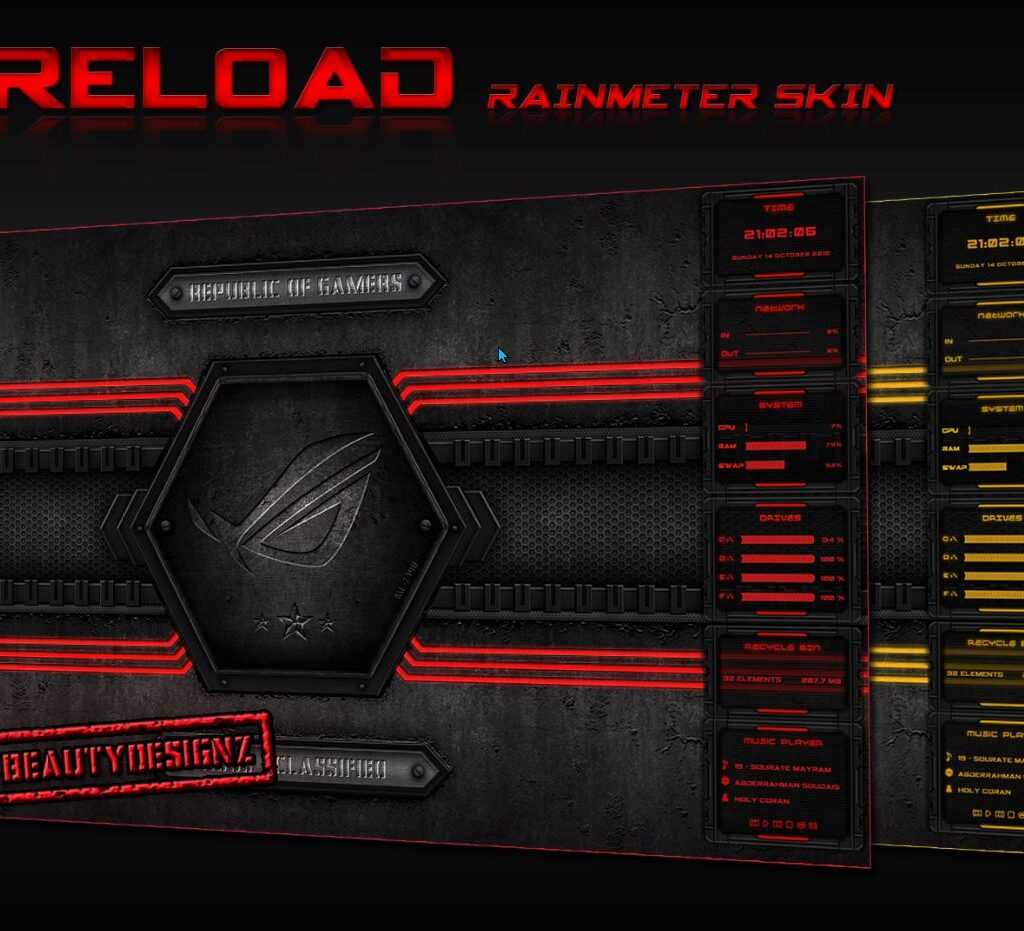 1 Скачиваем и устанавливаем программу Rainmeter 2  Если в архиве файл rmskin, тогда двойным щелчком мыши открываем его, и соглашаемся на установку Если папка со скинами то копируем ее в