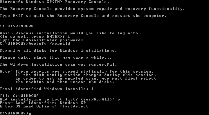 Ntldr is missing