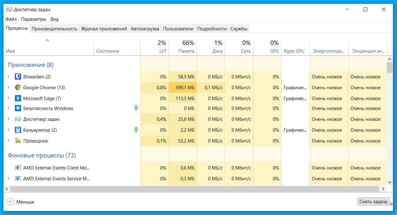 Способы запуска диспетчера задач в windows