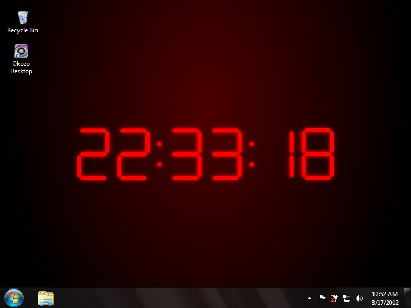Большие часы на рабочий стол windows 10 - вместе мастерим