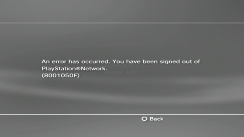 Решение ошибки 80010017 для playstation 3