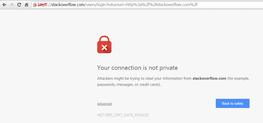 [fix} net:: err_cert_authority_invalid error? - device tricks