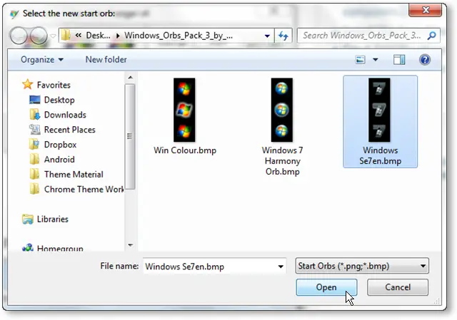 Скачать программу для смены кнопки пуск windows 7