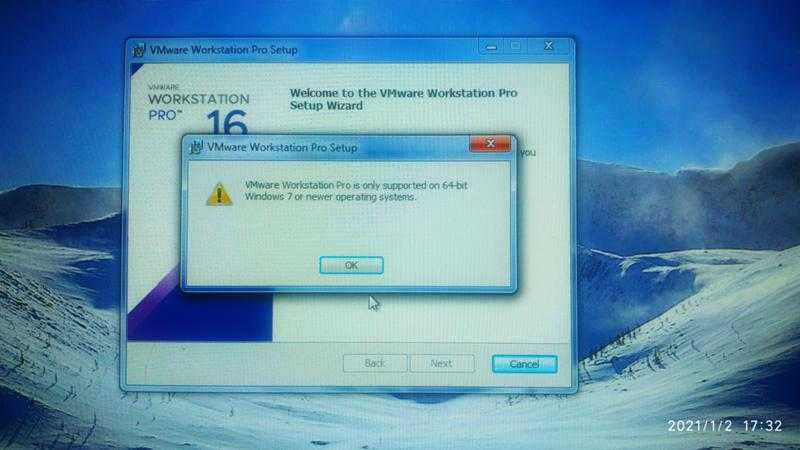 При установки 64-х битной операционной системы Windows в программе VMware Workstation вылетела ошибка: This host supports intel vt-x but intel vt-x is disabled