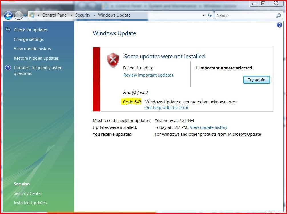Как исправить ошибку 0x80080005 на windows 10