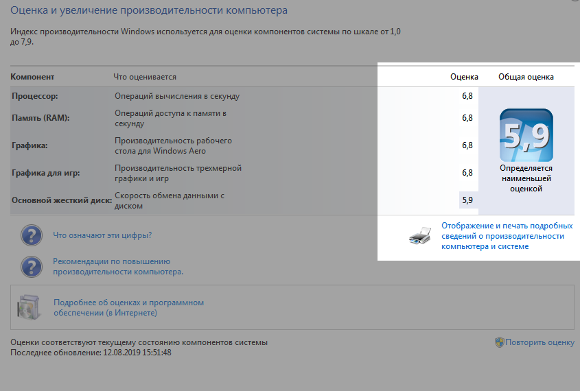 Индекс производительности windows 10 — 5 способов