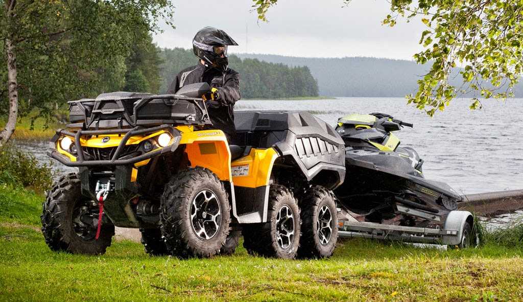 Квадроциклы 6×6: модели и экплуатация