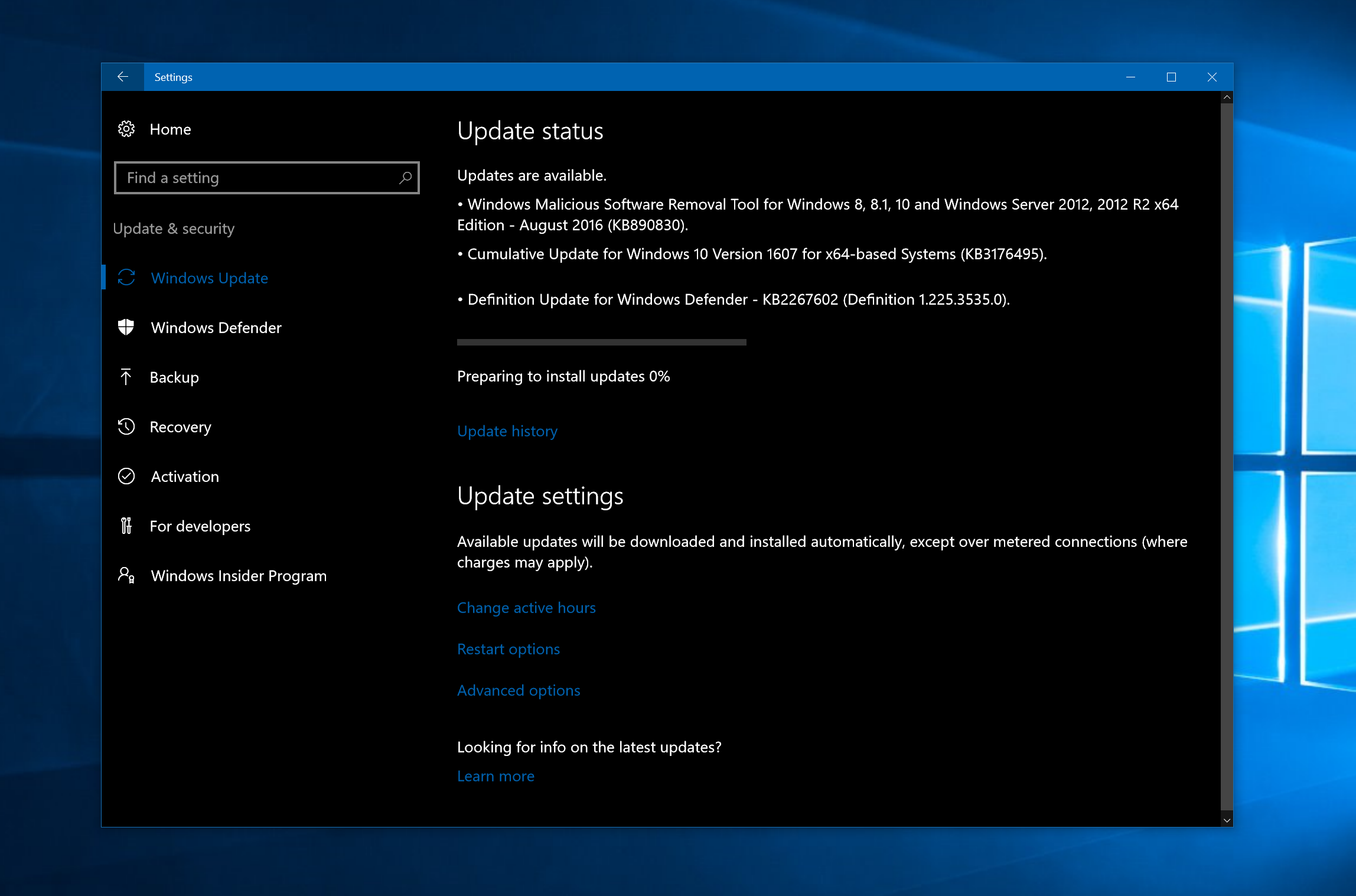 Как установить обновление до новой версии windows 10