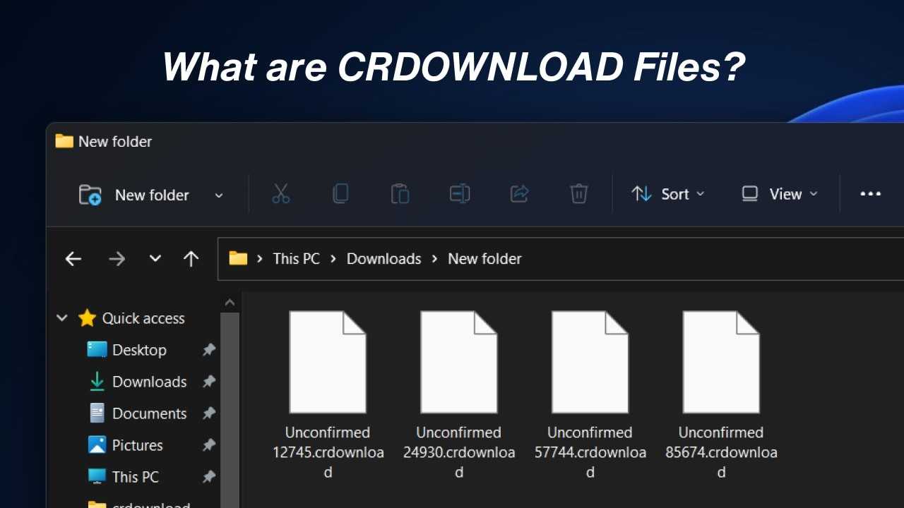 Расширение файла crdownload: что это и как его открыть?