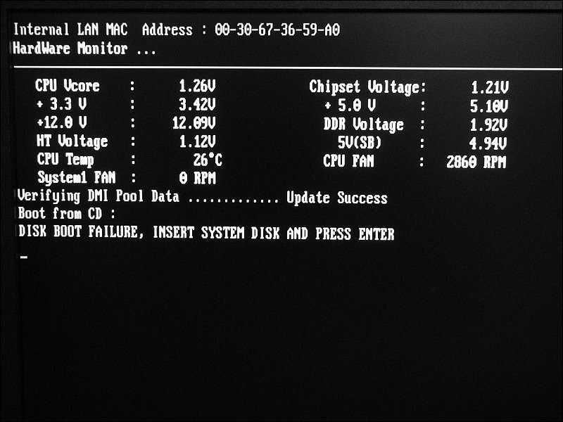 Устранение ошибки «cmos checksum error — defaults loaded» при загрузке пк