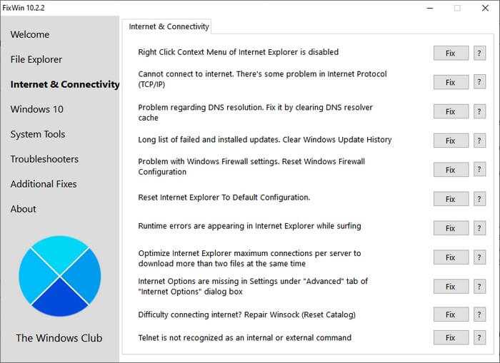 Mwfix исправление ошибок на windows 7,10
