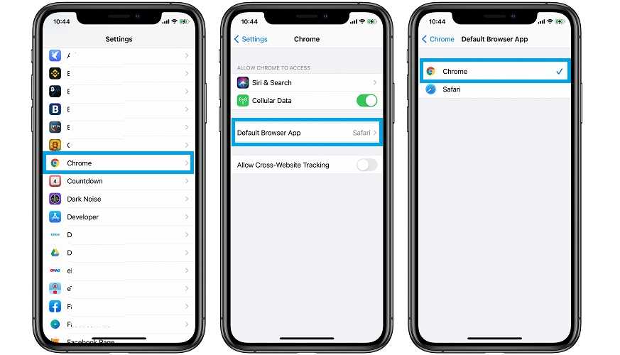 Как установить chrome в качестве браузера по умолчанию на iphone в ios 16 - autotak