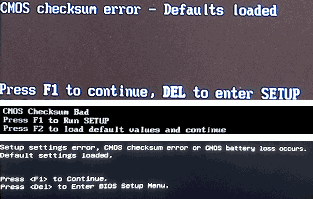 Ошибка cmos checksum error, как устранить проблему