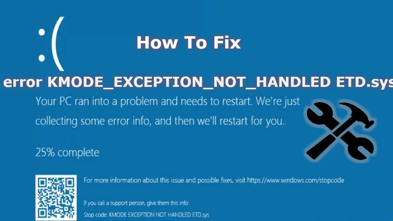 Kmode exception not handled: how to fix this bsod boot loop