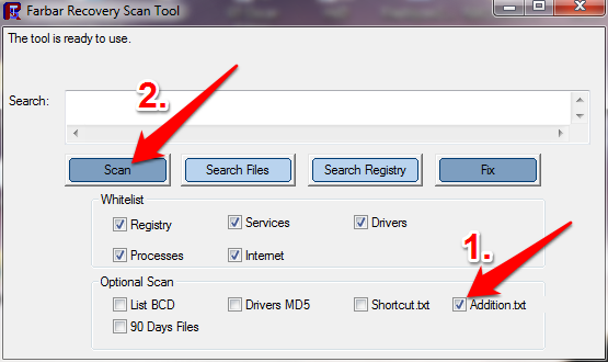 Farbar recovery scan tool - поиск и удаление нежелательного по в windows - сервис левша
