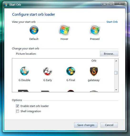Кнопка «пуск» для windows 7: как изменить внешний вид простейшим способом?