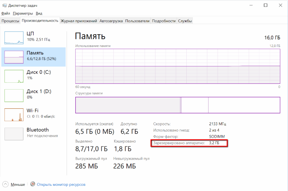 Отключаем зарезервированное хранилище windows 10