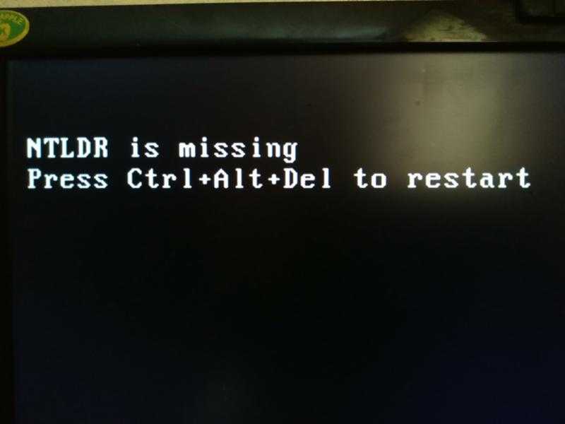 Ntldr is missing, press ctrl-alt-del to restart - что делать с windows 7 или xp?