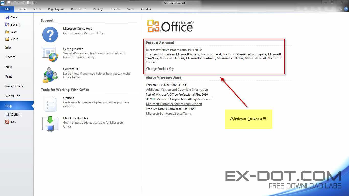 Какая проверить версию microsoft office?