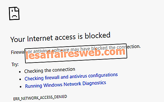 Устранение ошибки доступа к интернету err_network_access_denied