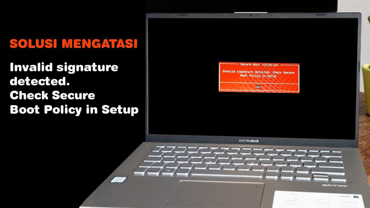 Easily fix invalid signature detected error [complete guide] - techisours