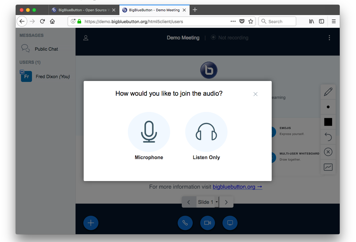 Обзор bigbluebutton