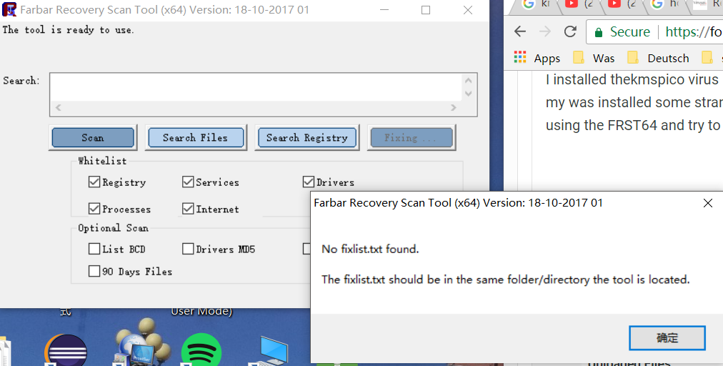 Windows scan and fix deleted files – problem solved